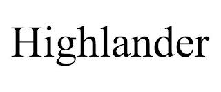 HIGHLANDER trademark