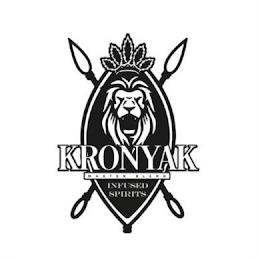 KRONYAK MASTER BLEND INFUSED SPIRITS trademark