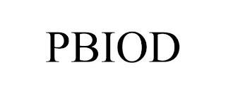 PBIOD trademark