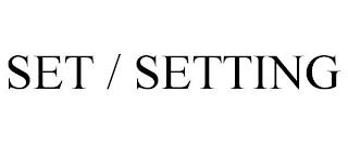 SET / SETTING trademark