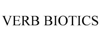 VERB BIOTICS trademark