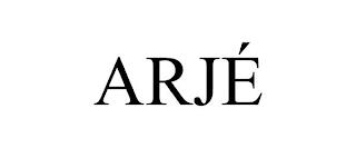 ARJÉ trademark