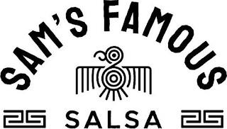 SAM'S FAMOUS SALSA trademark