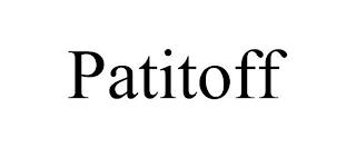 PATITOFF trademark