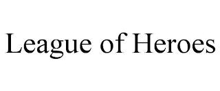 LEAGUE OF HEROES trademark