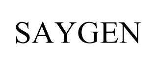 SAYGEN trademark