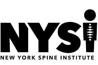 NYSI NEW YORK SPINE INSTITUTE trademark