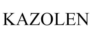 KAZOLEN trademark