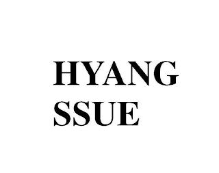 HYANG SSUE trademark