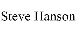 STEVE HANSON trademark