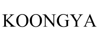 KOONGYA trademark