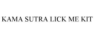 KAMA SUTRA LICK ME KIT trademark