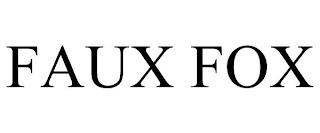 FAUX FOX trademark