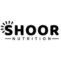 SHOOR NUTRITION trademark