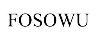 FOSOWU trademark