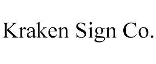 KRAKEN SIGN CO. trademark