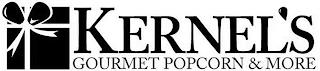 KERNEL'S GOURMET POPCORN & MORE trademark