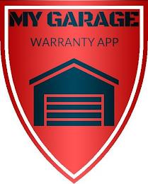 MY GARAGE WARRANTY APP trademark