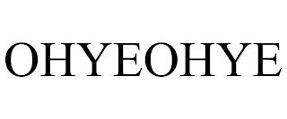 OHYEOHYE trademark