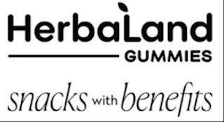 HERBALAND GUMMIES SNACKS WITH BENEFITS trademark