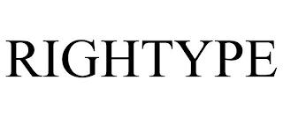 RIGHTYPE trademark