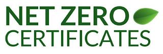 NET ZERO CERTIFICATES trademark