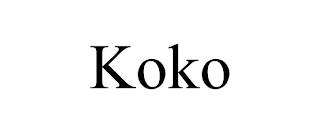 KOKO trademark