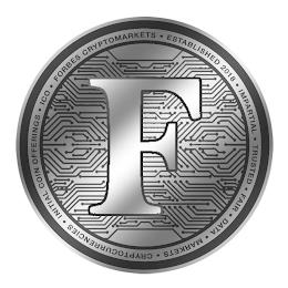 F FORBES CRYPTOMARKETS · ESTABLISHED 2018 · IMPARTIAL · TRUSTED · FAIR · DATA · MARKETS · CRYPTOCURRENCIES · INITIAL COIN OFFERINGS · ICO trademark