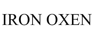 IRON OXEN trademark