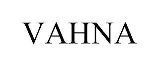 VAHNA trademark