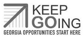 KEEP GOING GEORGIA OPPORTUNITIES START HERE trademark