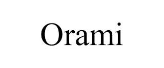 ORAMI trademark