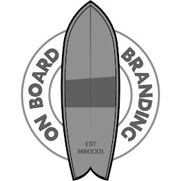 ON BOARD BRANDING EST MMXXII trademark