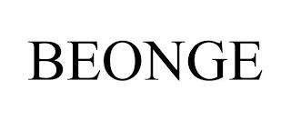 BEONGE trademark