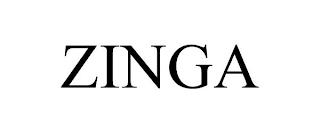 ZINGA trademark