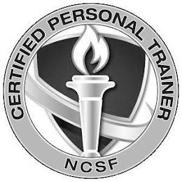 NCSF CERTIFIED PERSONAL TRAINER trademark