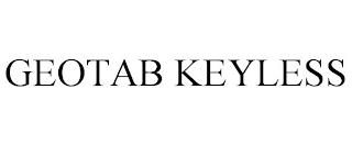 GEOTAB KEYLESS trademark