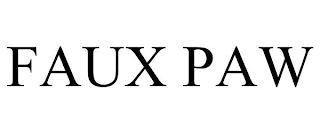 FAUX PAW trademark