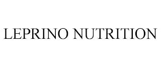 LEPRINO NUTRITION trademark