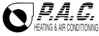 P.A.C. HEATING & AIR CONDITIONING trademark