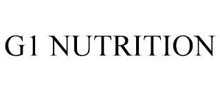 G1 NUTRITION trademark