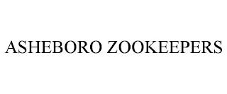 ASHEBORO ZOOKEEPERS trademark