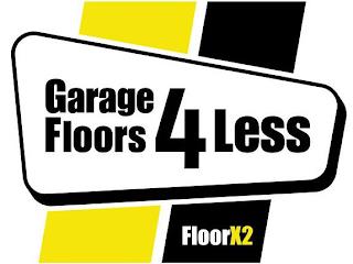 GARAGE FLOORS 4 LESS FLOORX2 trademark