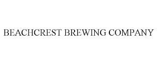 BEACHCREST BREWING COMPANY trademark