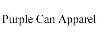 PURPLE CAN APPAREL trademark