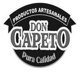 PRODUCTOS ARTESANALES DON CAPETO PURA CALIDAD trademark