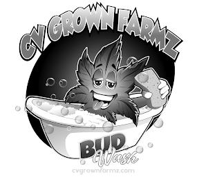 CV GROWN FARMZ BUD WASH CVGROWNFARMZ.COM trademark