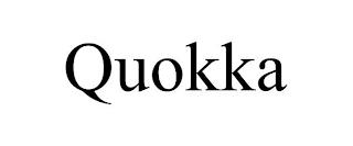 QUOKKA trademark