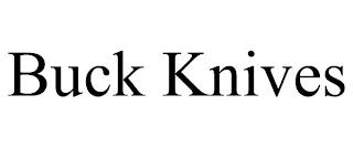 BUCK KNIVES trademark