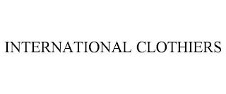 INTERNATIONAL CLOTHIERS trademark